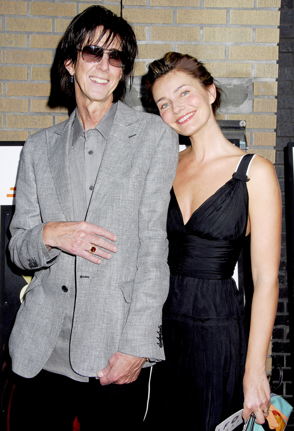 Ric Ocasek and Paulina Porizkova in happier times