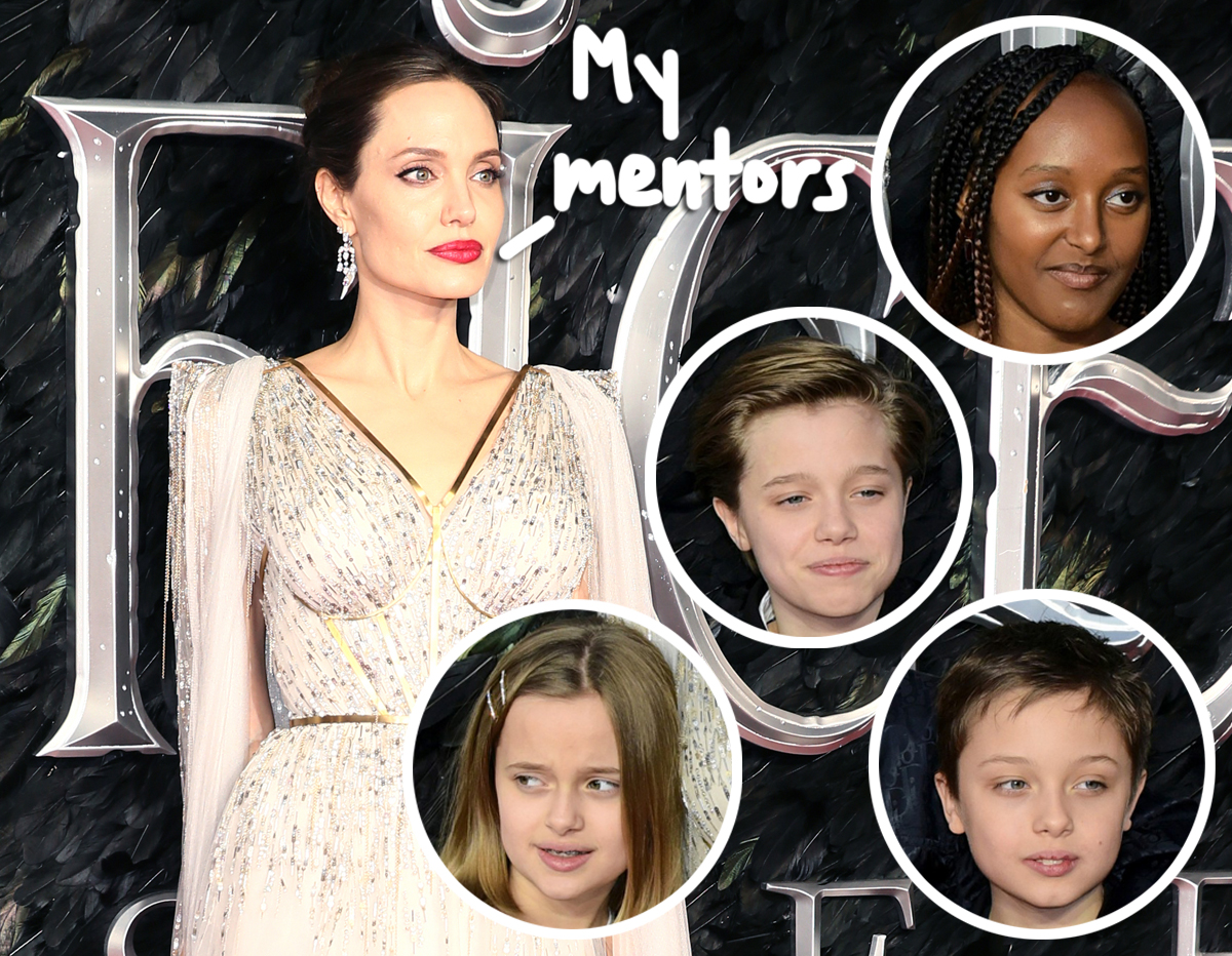 Angelina Jolie talks about her children.