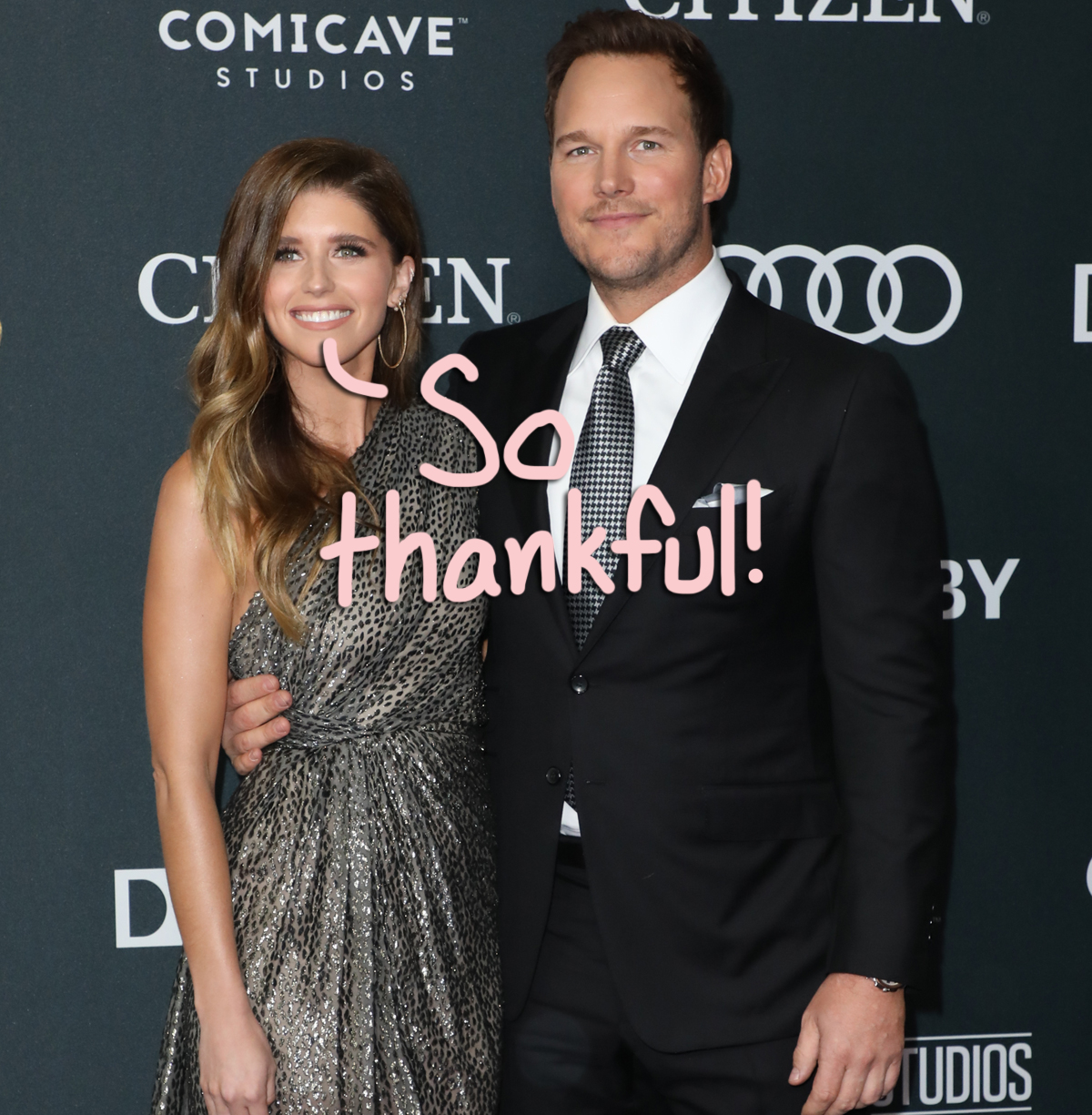Chris Pratt Katherine Schwarzenegger thankful post