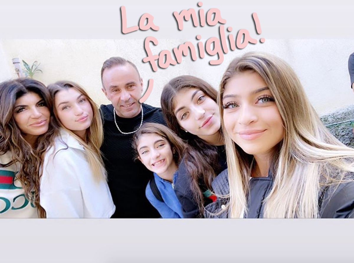 Joe Giudice Teresa Giudice family travel Italy