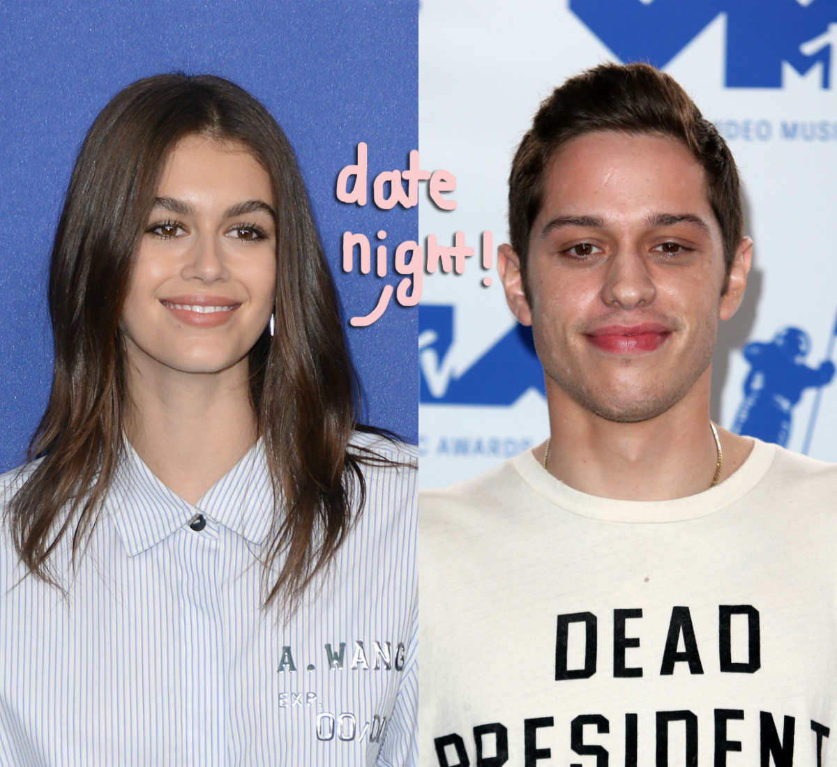 Kaia Gerber & Pete Davidson Share Kisses During Concert Date Night