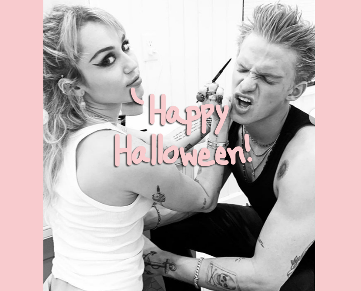 Miley Cyrus Cody Simpson happy Halloween