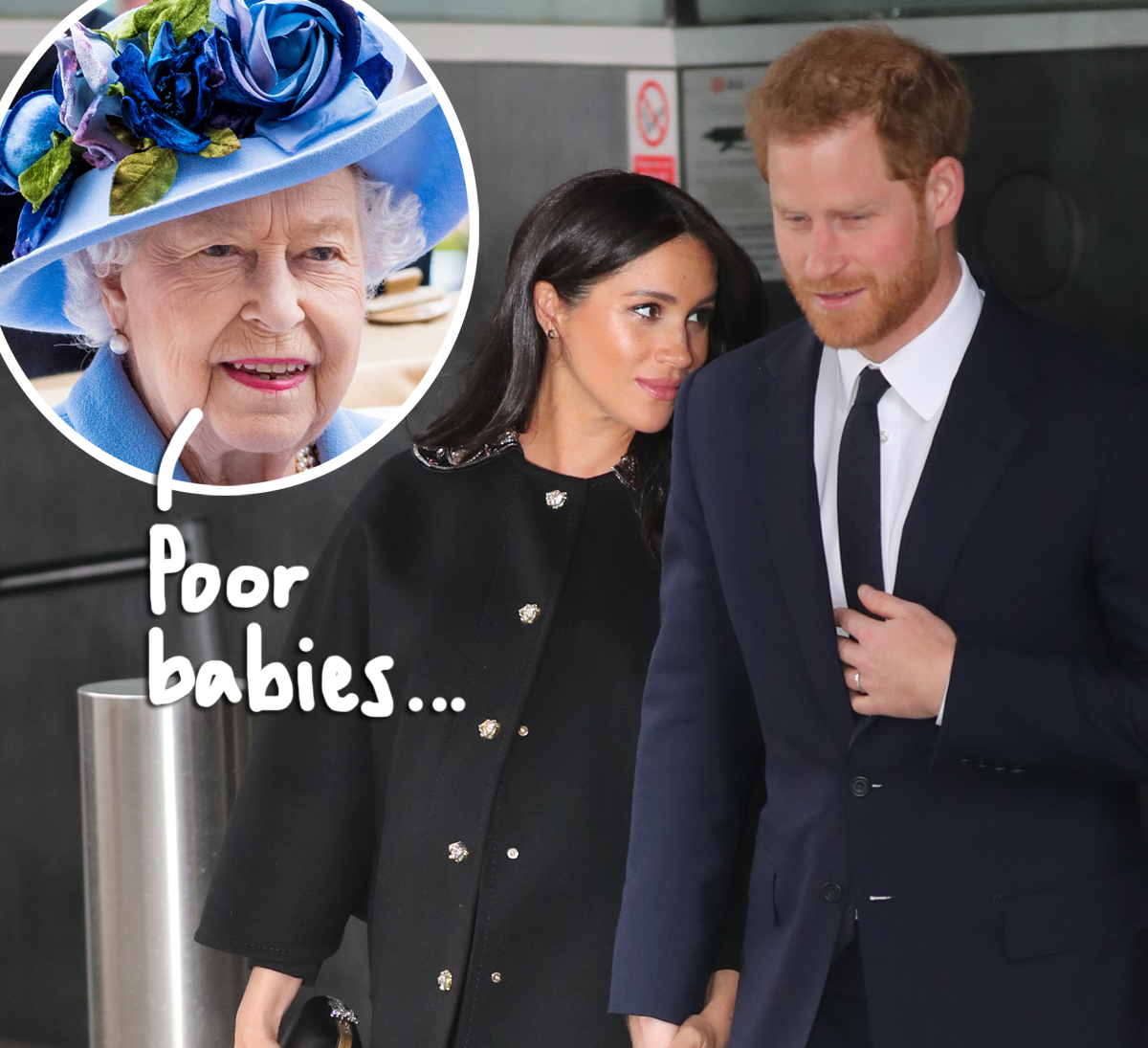 Queen Elizabeth is concerned about Meghan and Harry