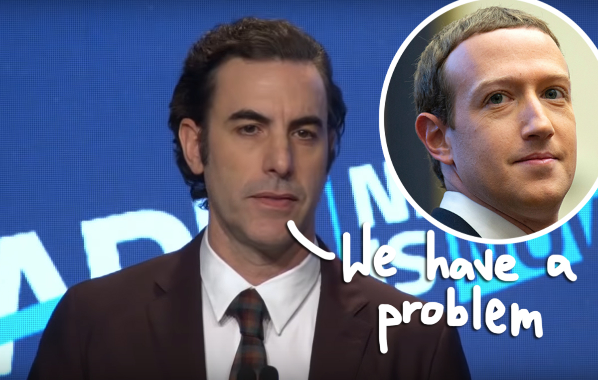 Sasha Baron Cohe rips into social media