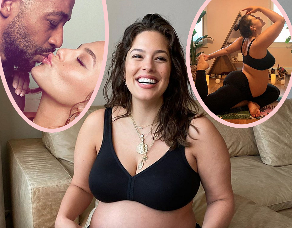 Ashley Graham Poses Half Naked, Talks Pregnant Sex Positions picture picture
