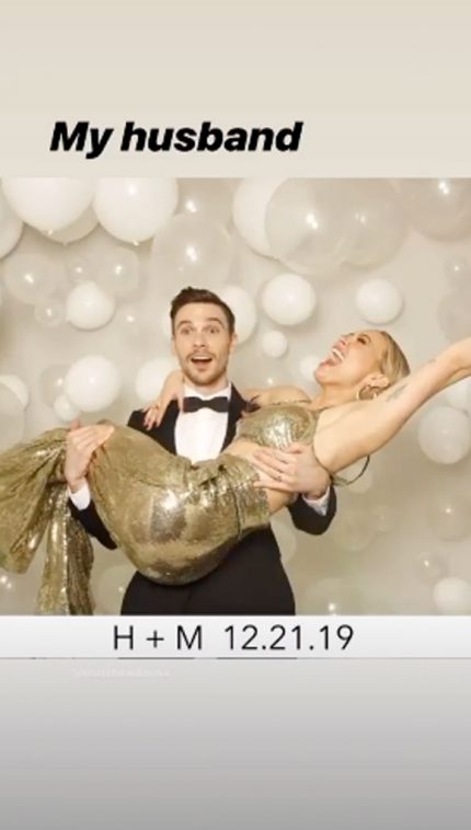 Hillary Duff Porn Captions Porn - Hilary Duff Shares Stunning First Wedding Photos With Matthew Koma â€” Look!  - CelebrityTalker.com