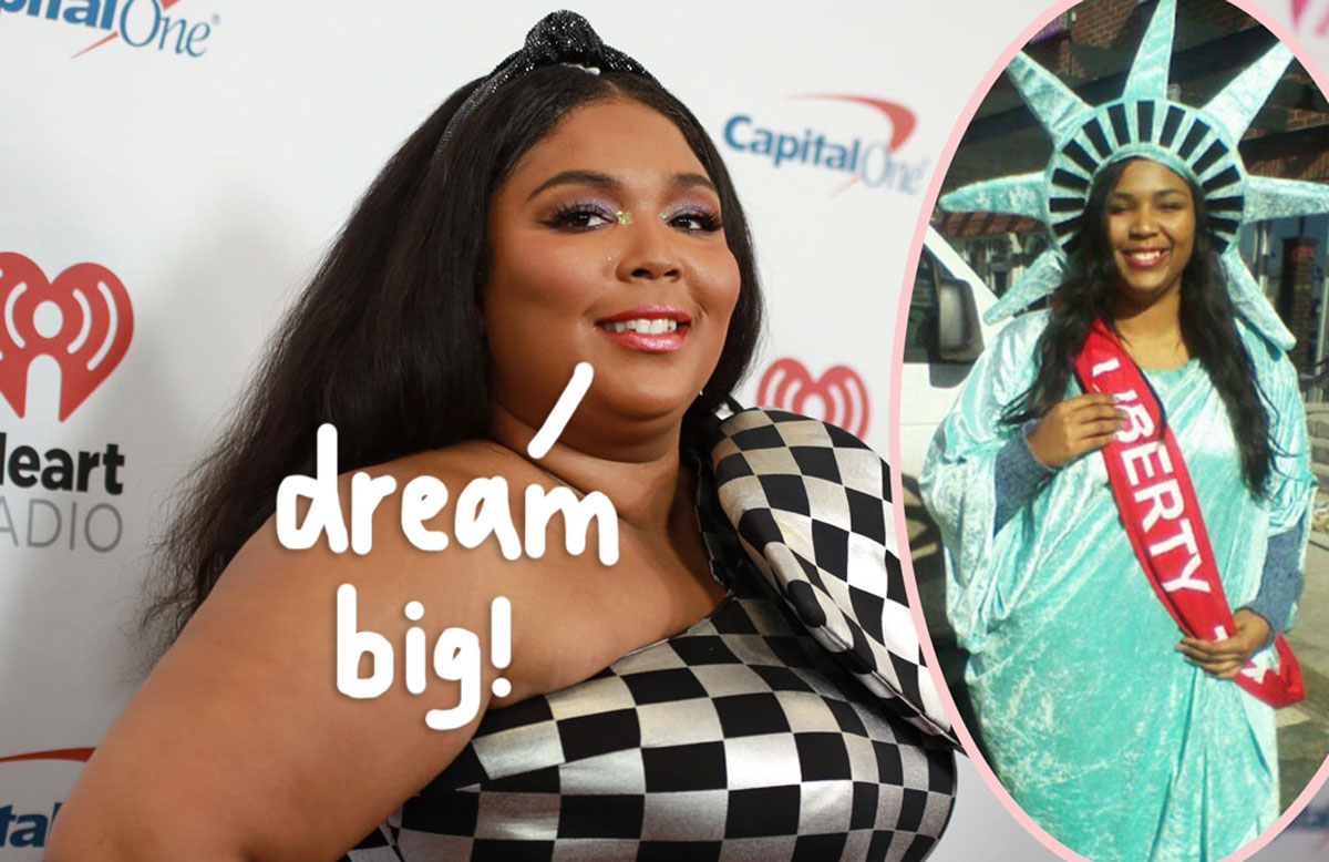 Lizzo shares a throwback photo.