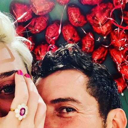 Orlando Bloom's engagement ring to Katy Perry