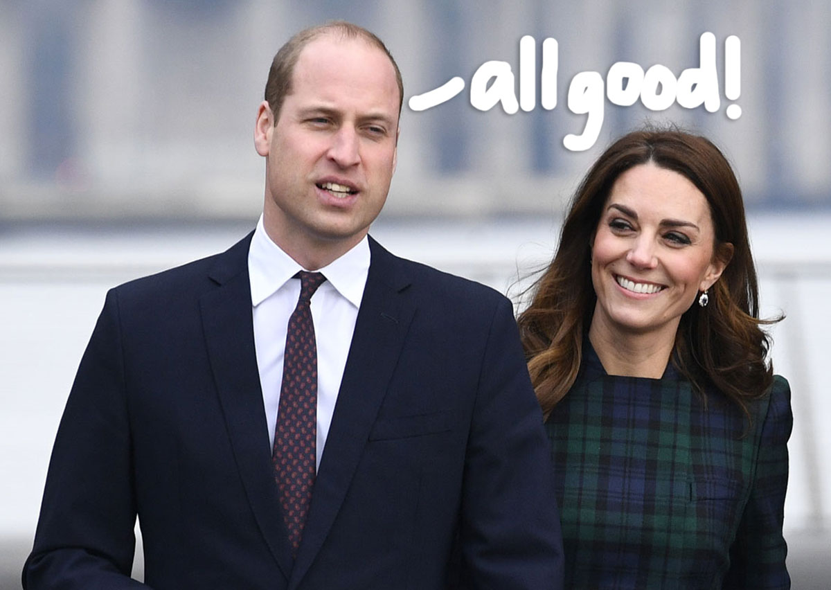 Prince William & Kate Middleton Are A 'Great Double Act' Despite That  Awkward PDA Shrug - Perez Hilton