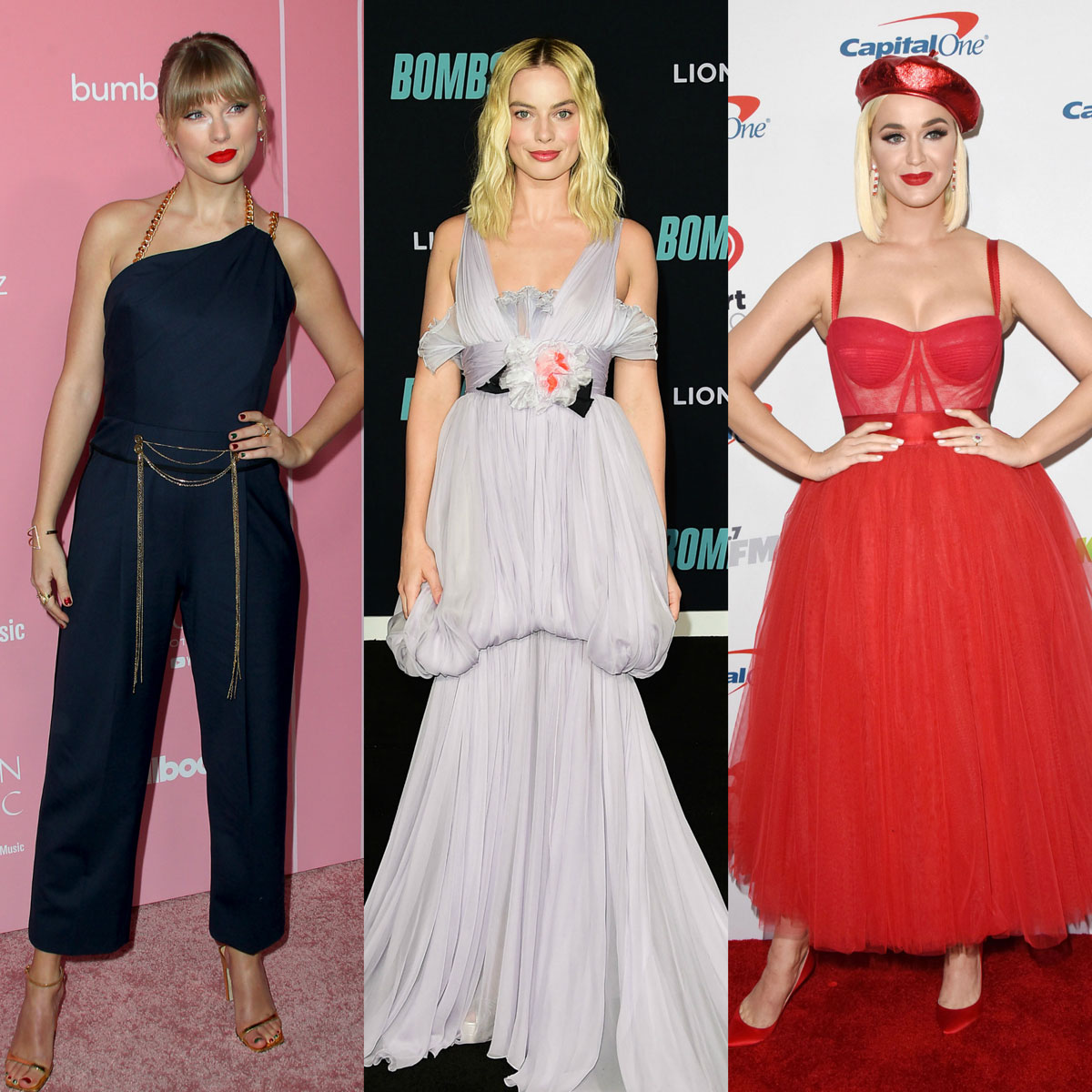 Taylor Swift Margot Robbie and Katy Perry are some of the best dressed of the week