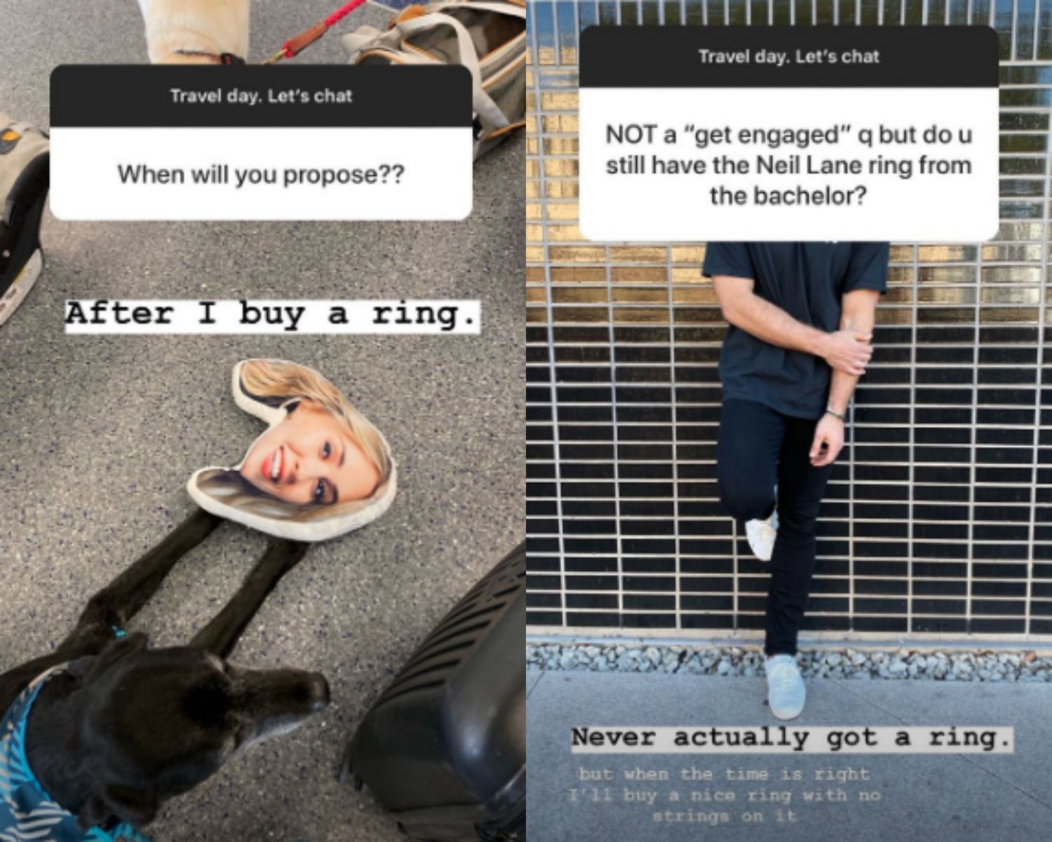 colton underwood instagram story