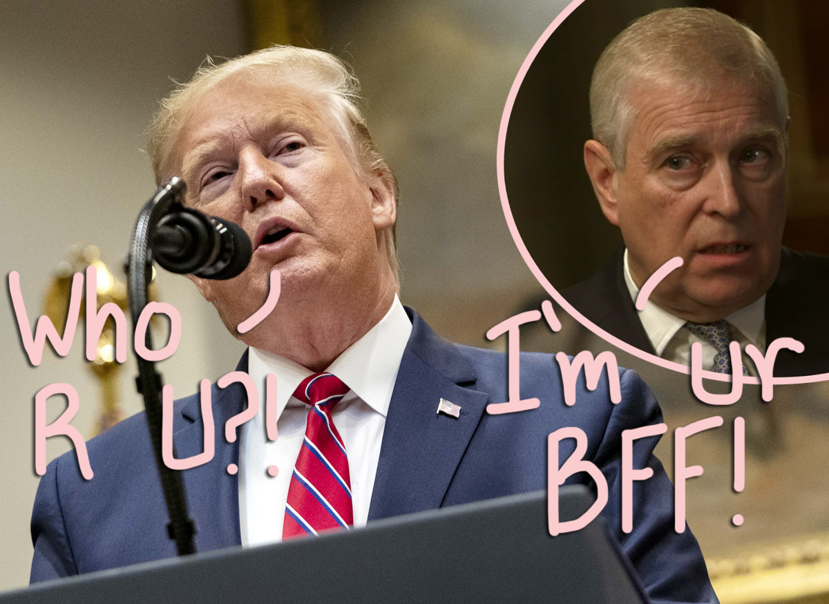 Donald Trump LIED About Knowing Prince Andrew - See The MOUNTAIN Of  Evidence! - Perez Hilton