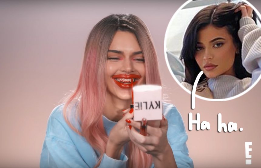 Kendall Jenners Impression Of Kylie Jenner Is Mildly