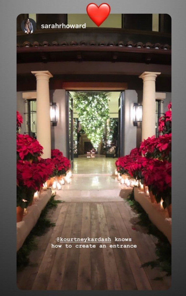 Kardashian Christmas party highlights