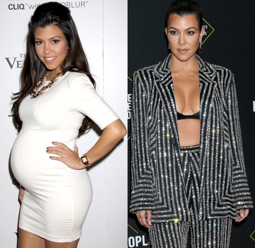 Kourtney Kardashian decade challenge