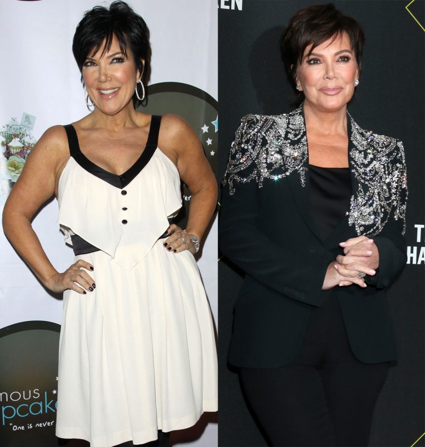 Kris Jenner decade challenge