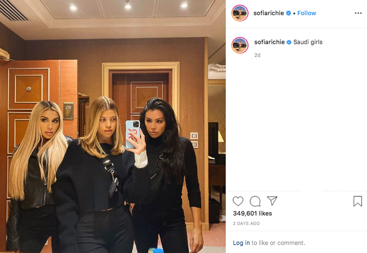 Sofia Richie, Armie Hammer, Irina Shayk & More Celebs Slammed Over  Attending Saudi Arabian Music Festival! - CelebrityTalker.com