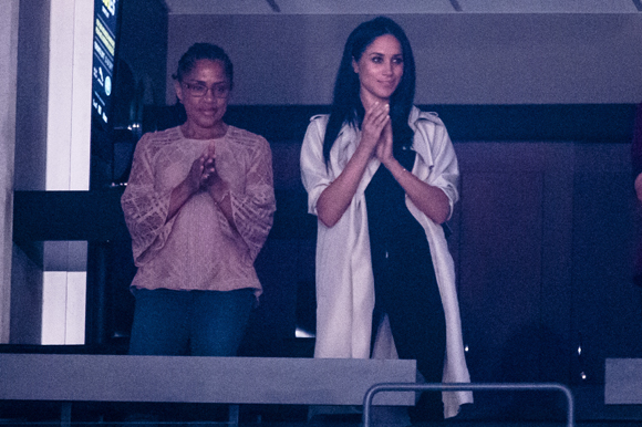Meghan Markle and mom Doria Ragland at the Invictus Games