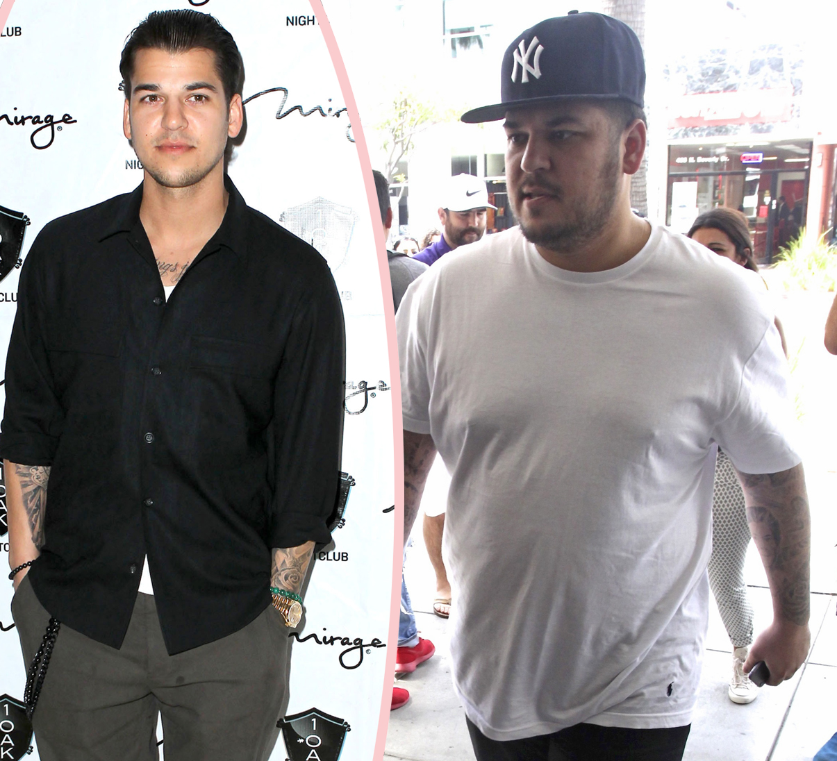 Rob Kardashian Weight Loss Photos: Transformation Pictures