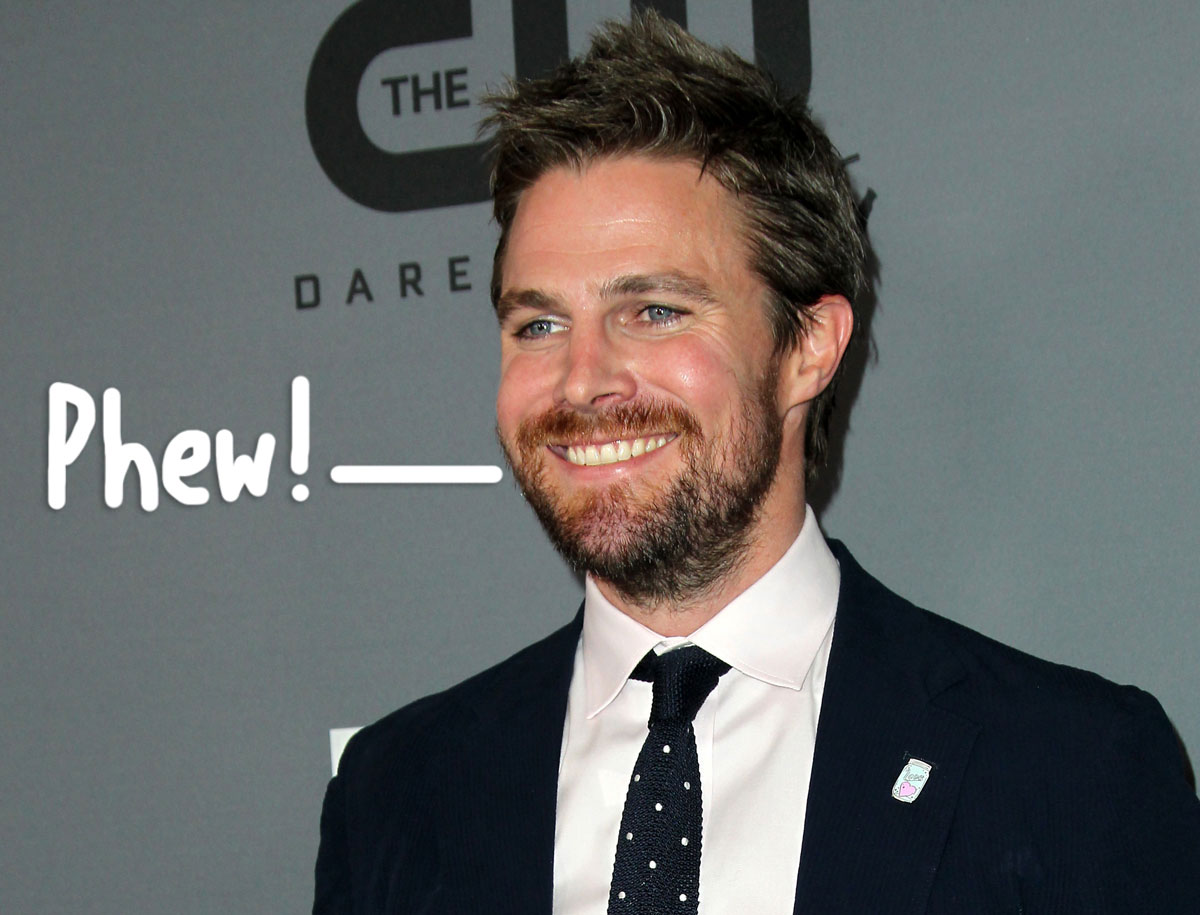 Stephen Amell suffers a panic attack mid-interview.