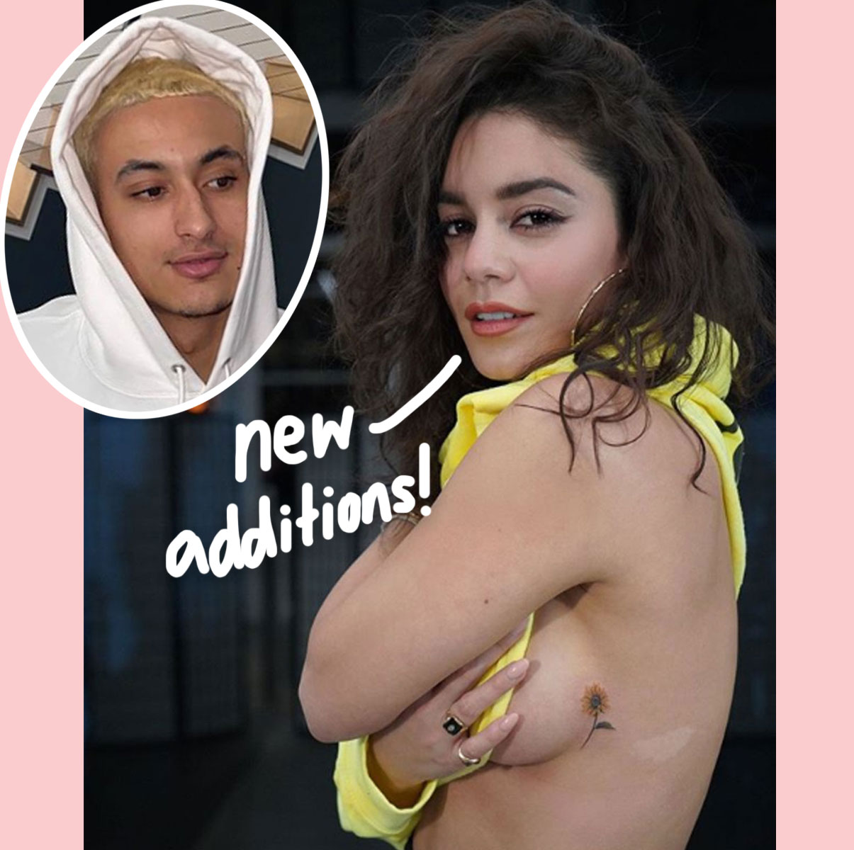 Vanessa Hudgens Debuts A Sexy New Tattoo As Sources Say Her Fling With  Lakers Star Kyle Kuzma Is A 'Great Distraction' - Perez Hilton