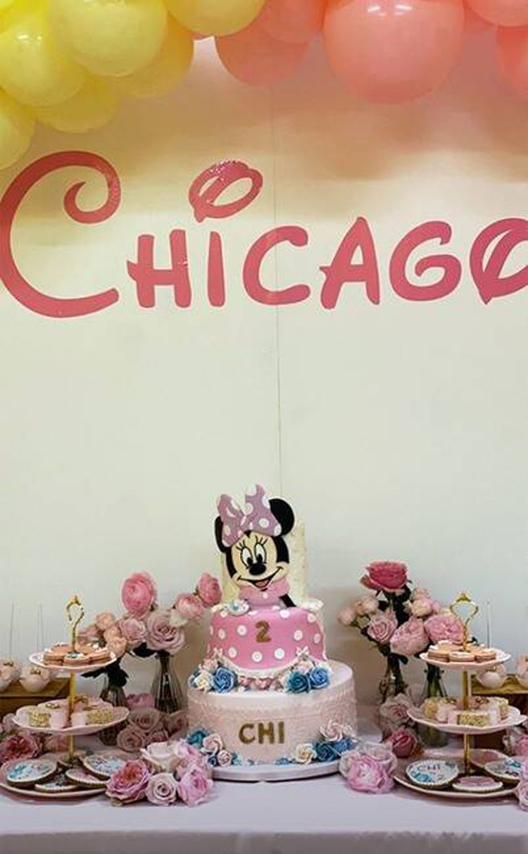 Chicago West birthday highlights Disney minnie mouse