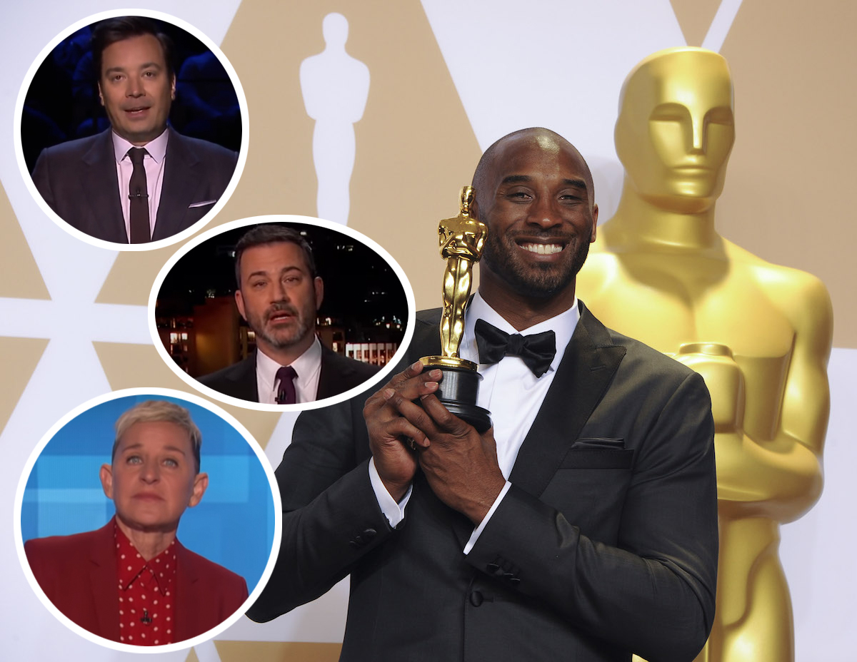 hosts including jimmy kimmel and jimmy fallon pay tribute to kobe bryant's legacy