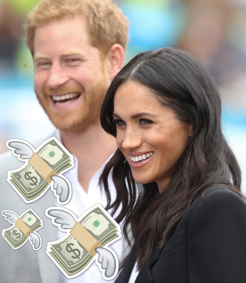 meghan markle money prince harry