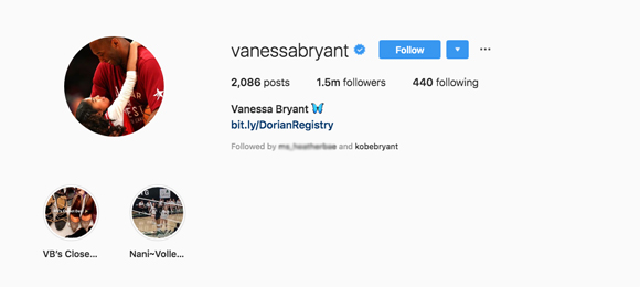 Vanessa Bryant reacts to Kobe's death