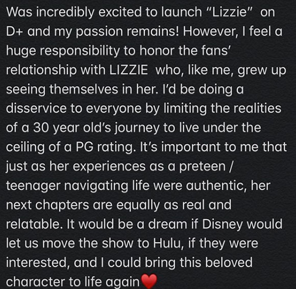 Hilary Duff comments on production issues with the Lizzie McGuire reboot.