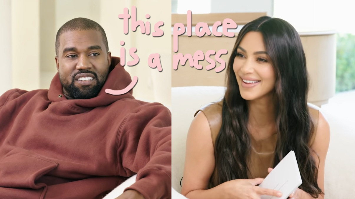 Kanye West Kim Kardashian Hoarder House Architectural Digest Video