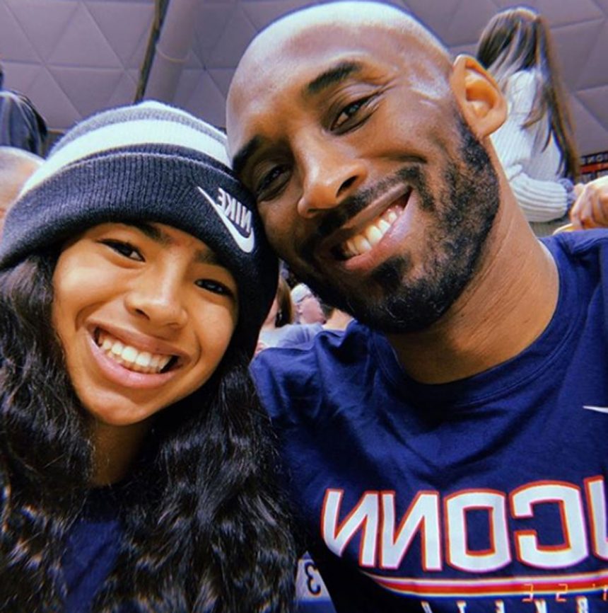 Kobe Bryant selfie with daughter Gianna