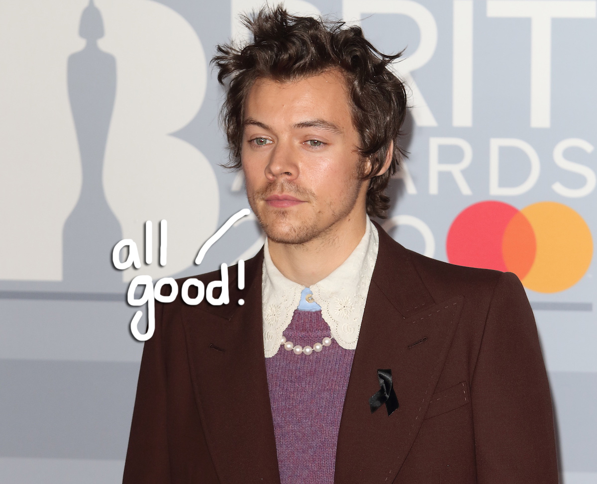 harry styles breaks silence on robbery
