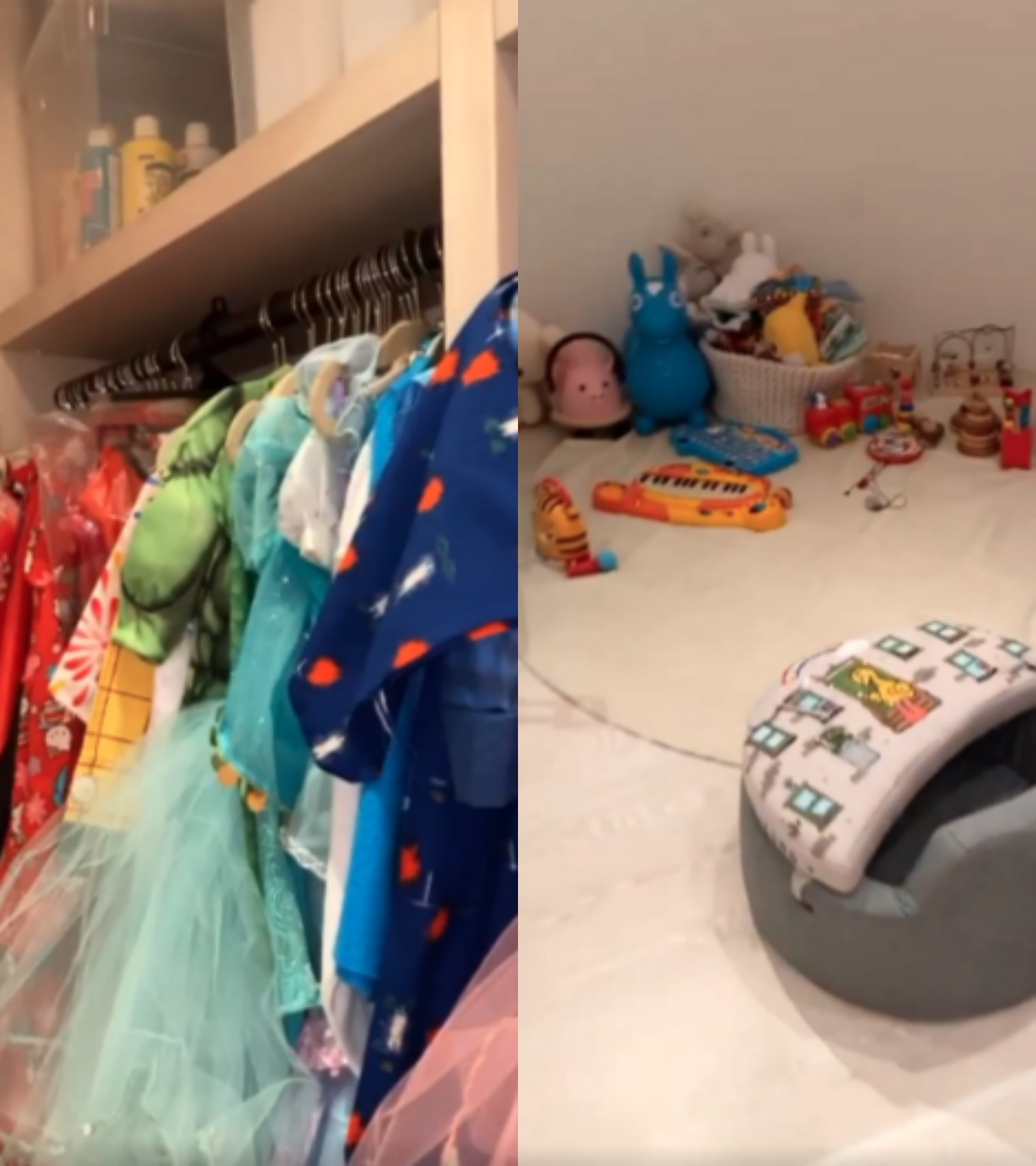 kim kardashian west shows off kids playroom in ig story tour