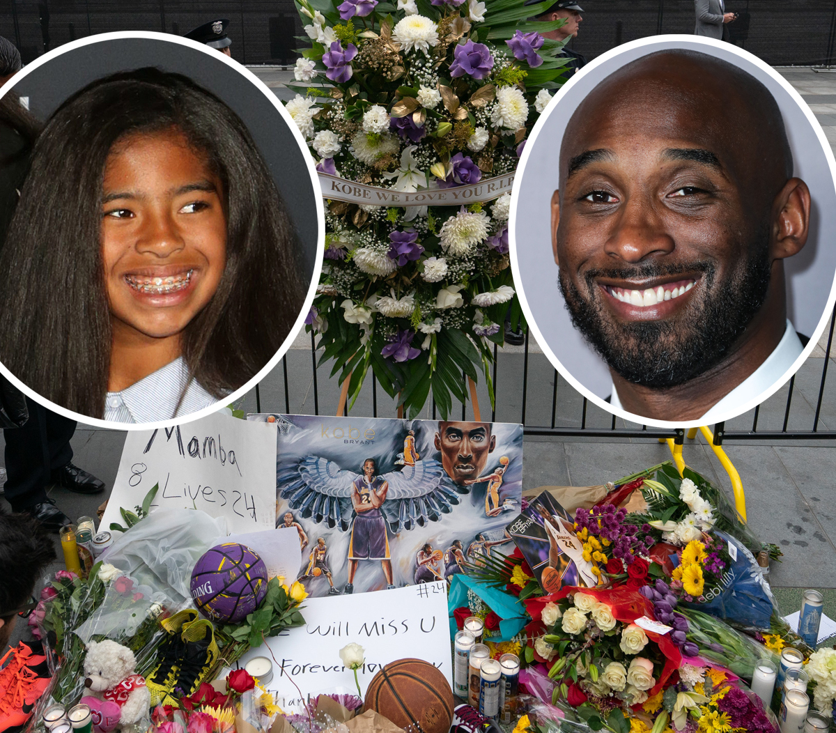 Inside Kobe Bryant, Daughter Gianna Bryant's Public Memorial