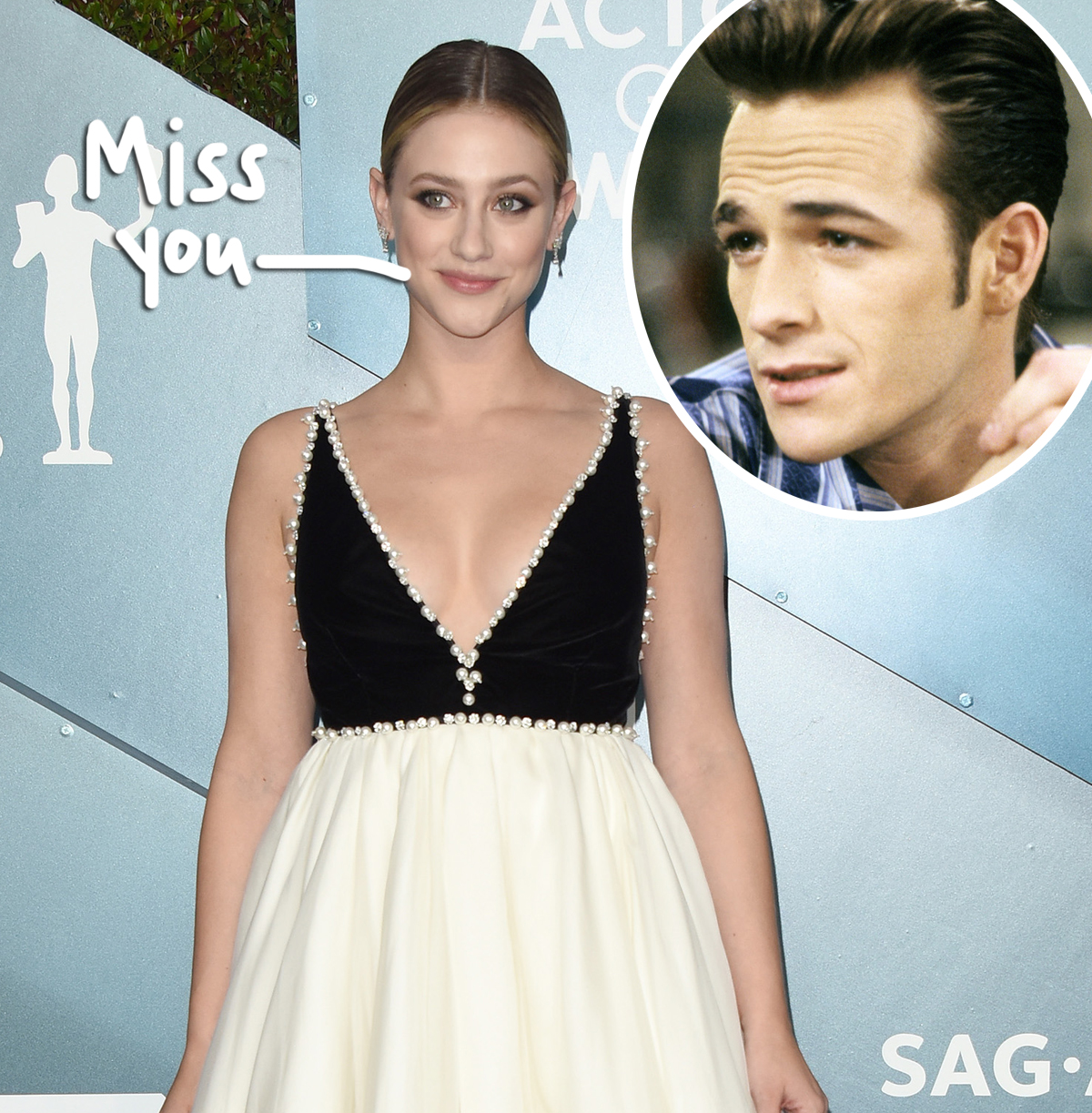 Lili Reinhard says Luke Perry's spirit visited her in a dream