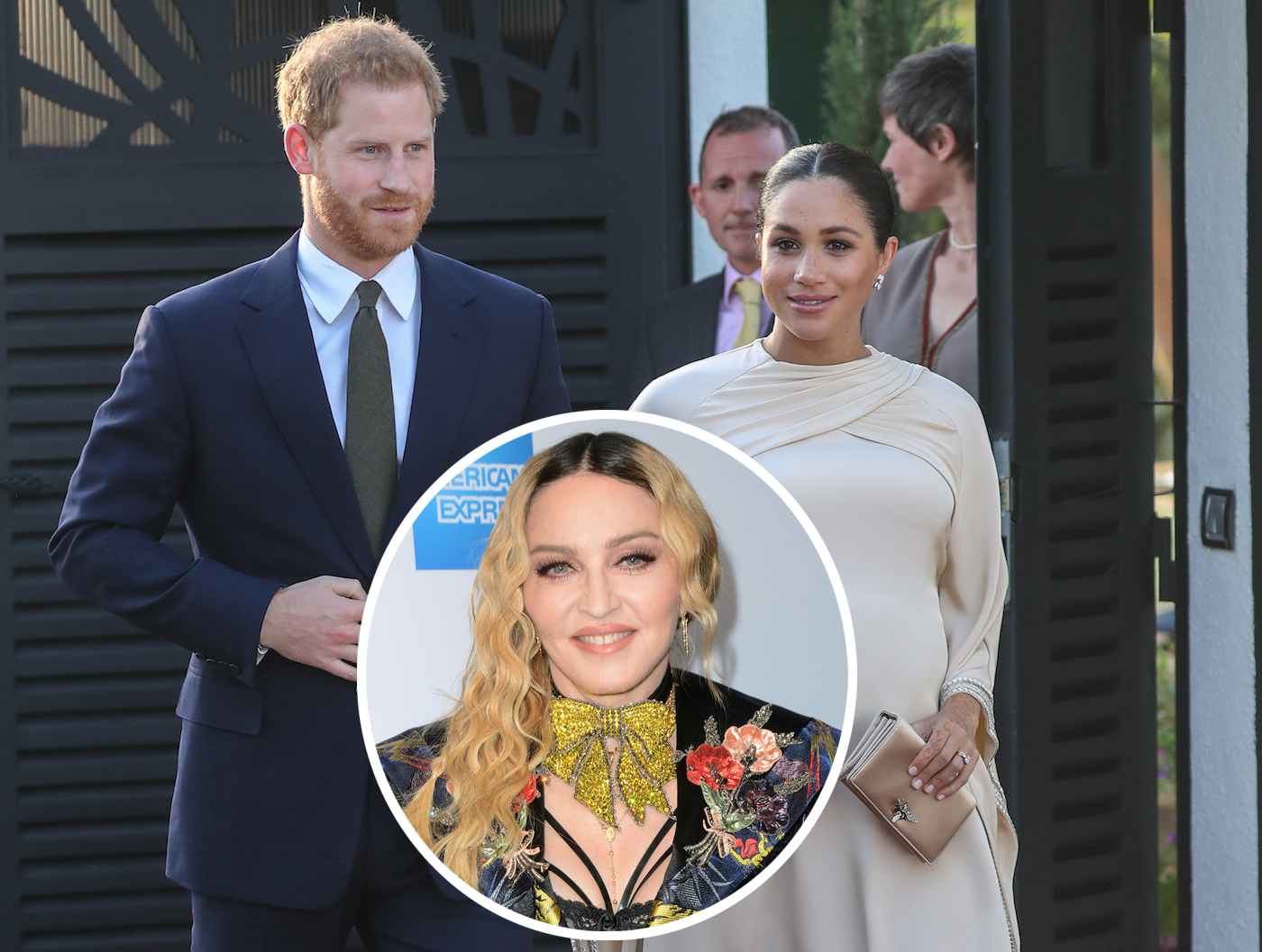 meghan markle and prince harry offered home by madonna
