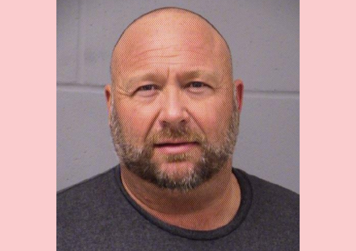 Alex Jones Arrested DWI Mugshot