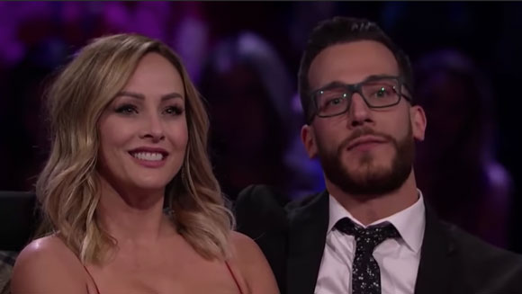 Clare Crawley and ex-fiancé Benoit after Bachelor Winter Games.