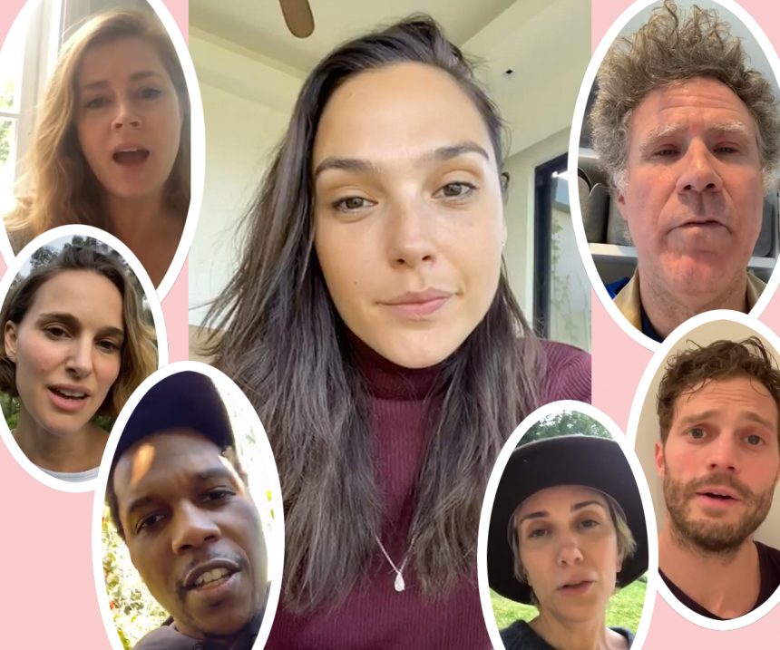 Gal Gadot Gathered Celebs To Sing From Quarantine - And People ...