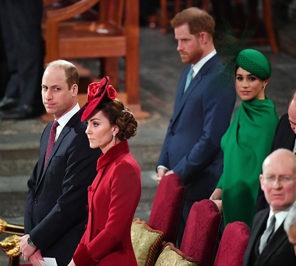 Meghan Markle Prince Harry Kate Middleton Prince William at Westminster Abbey