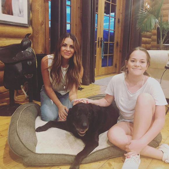 Michelle Money and her daugher Brielle relaxing together at home. 