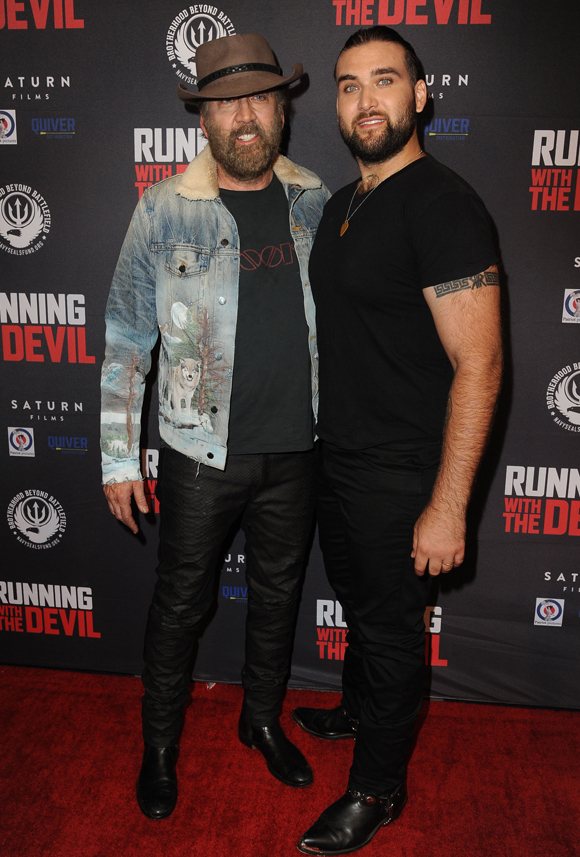 Nicolas and Weston Cage in September 2019