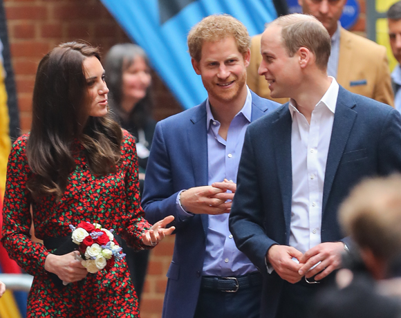 Prince Harry with the Cambridges before Meghan Markle