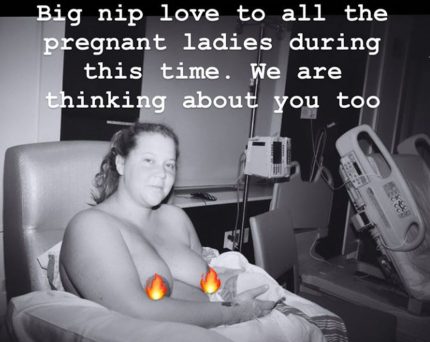Amy Schumer Porn Caption Photoshop - Amy Schumer & Baby Visit Her Dad While Social Distancing â€” See The Sweet  Video! - CelebrityTalker.com