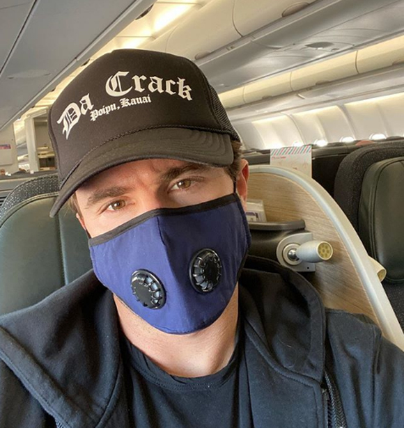 Brody Jenner facemask coronavirus