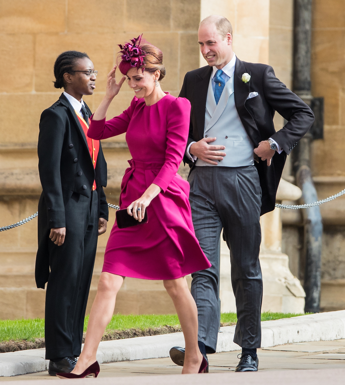 kate middleton attends eugenie and jack brooksbank's wedding