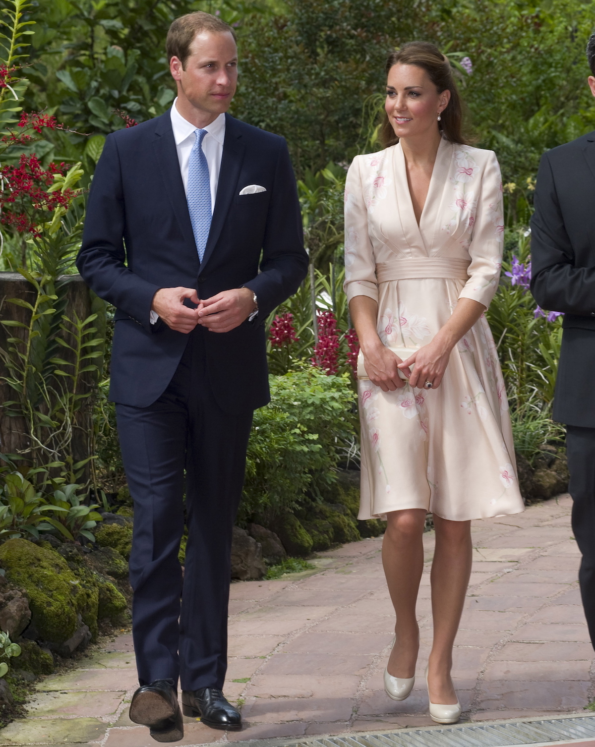 kate middleton at singapore botanical gardens