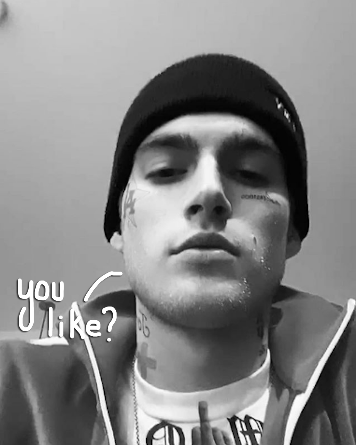 presley gerber debuts second face tattoo