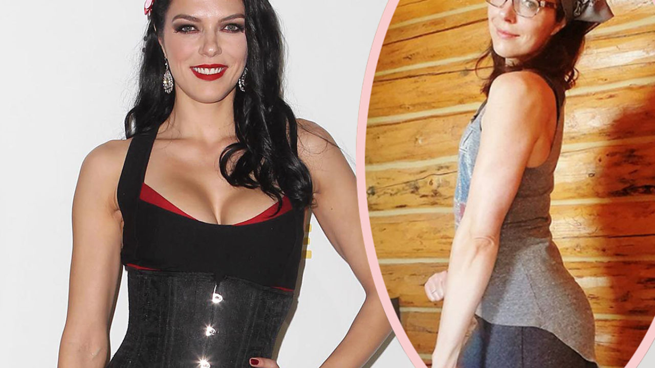 Adrianne Curry Shows Off NEW Curves After Having Breast Implants